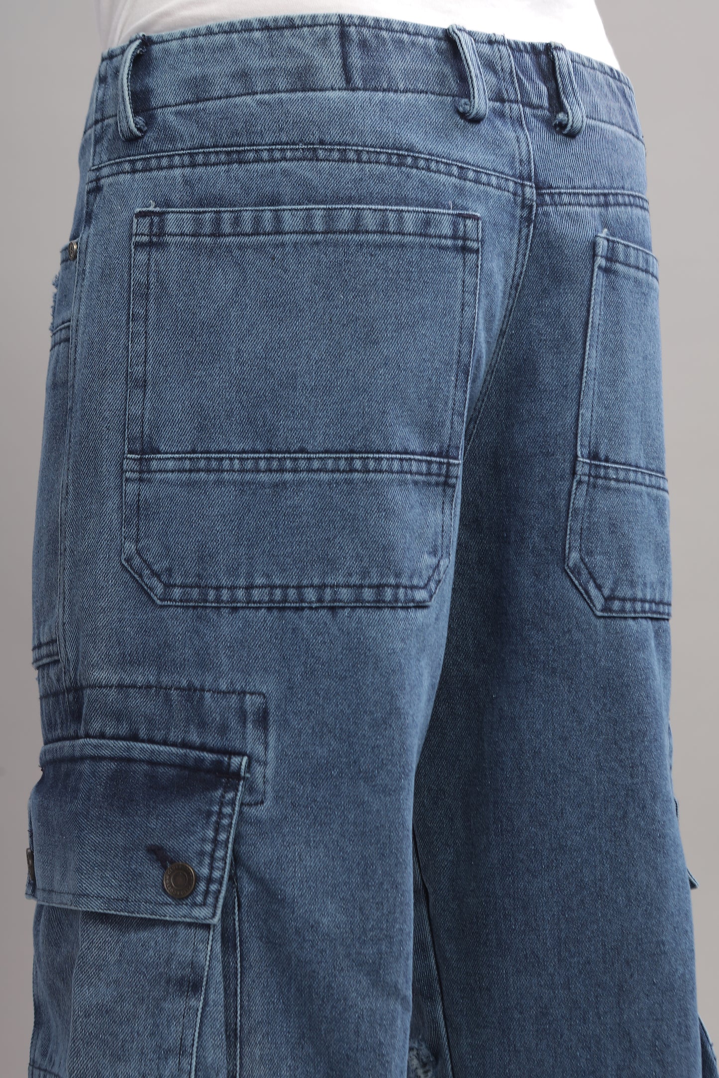 Denim Cargo - Dark Blue