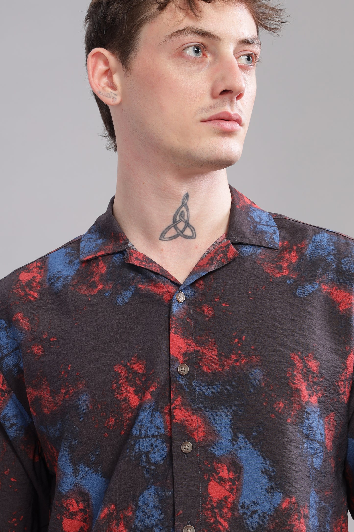 Oversize Printed Cuban shirt