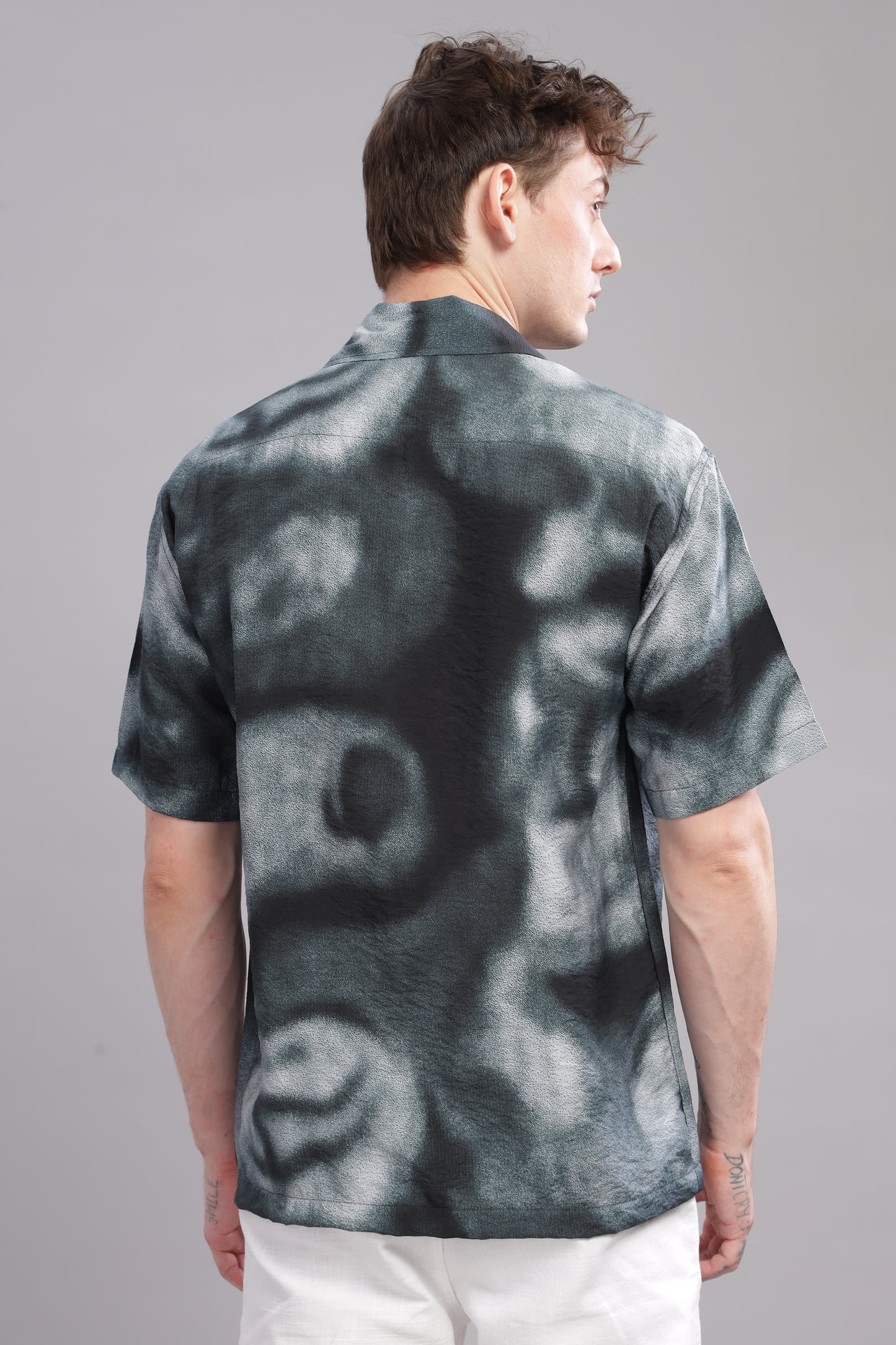 Oversize Printed Cuban shirt