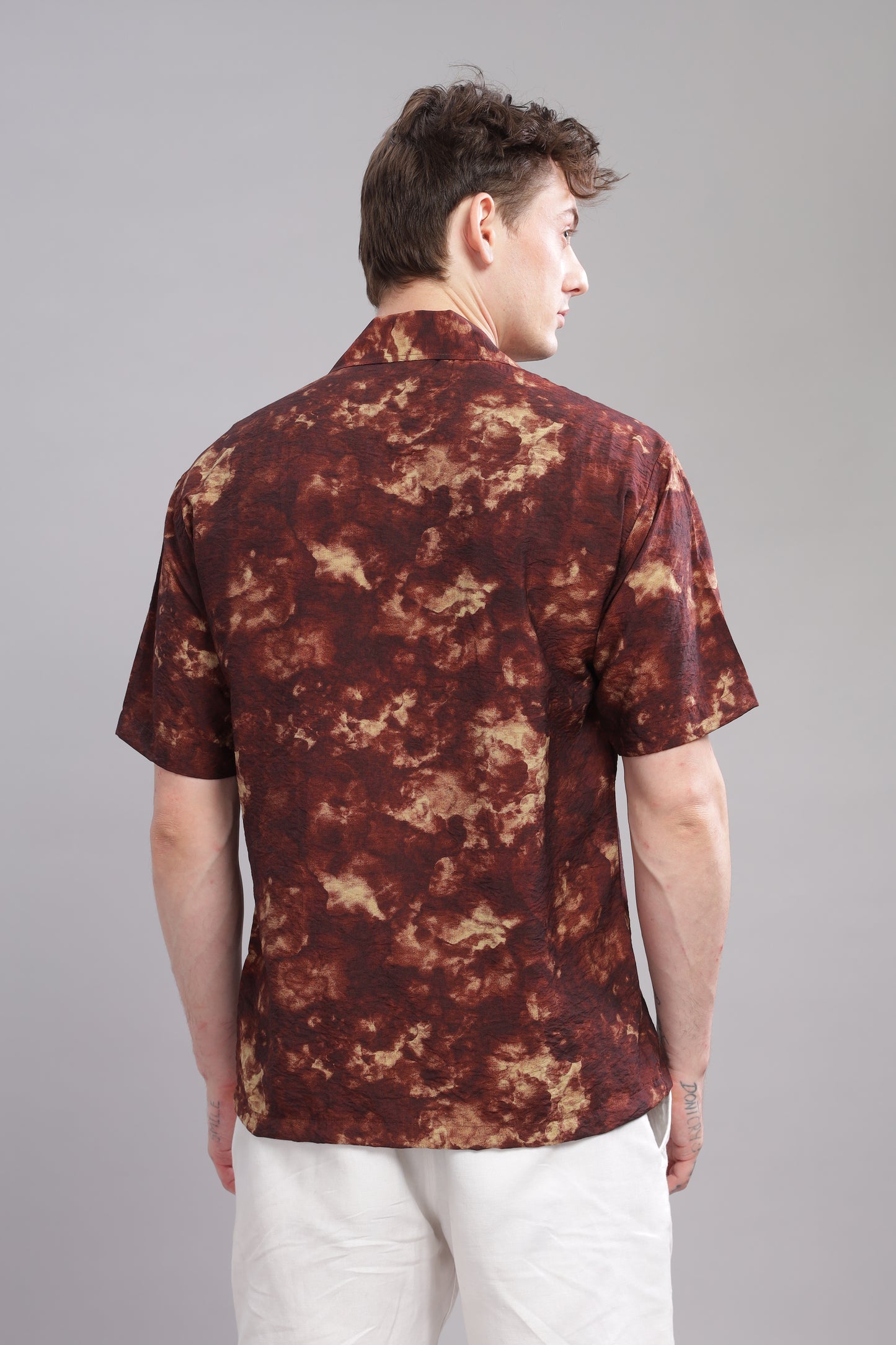 Oversize Printed Cuban shirt
