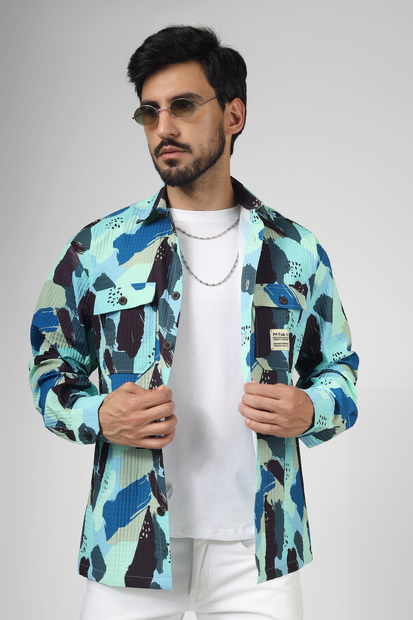 Colour Splash: Fluorescent Blue