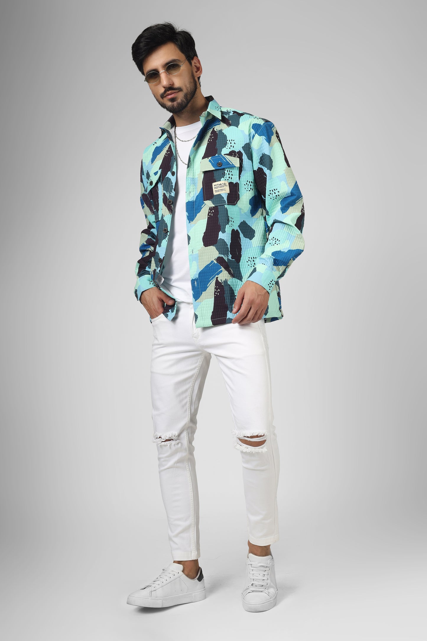 Colour Splash: Fluorescent Blue