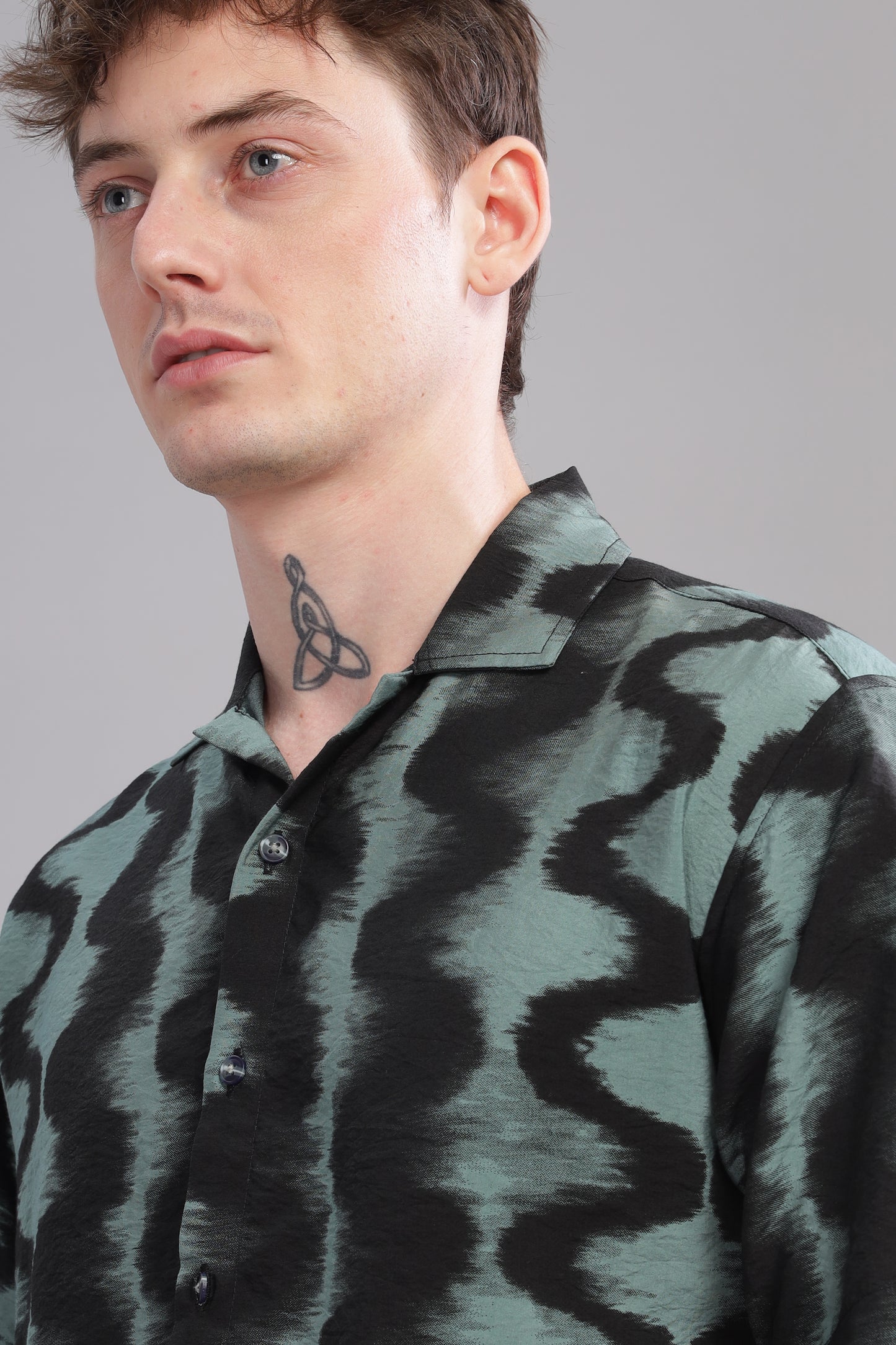Oversize Printed Cuban shirt