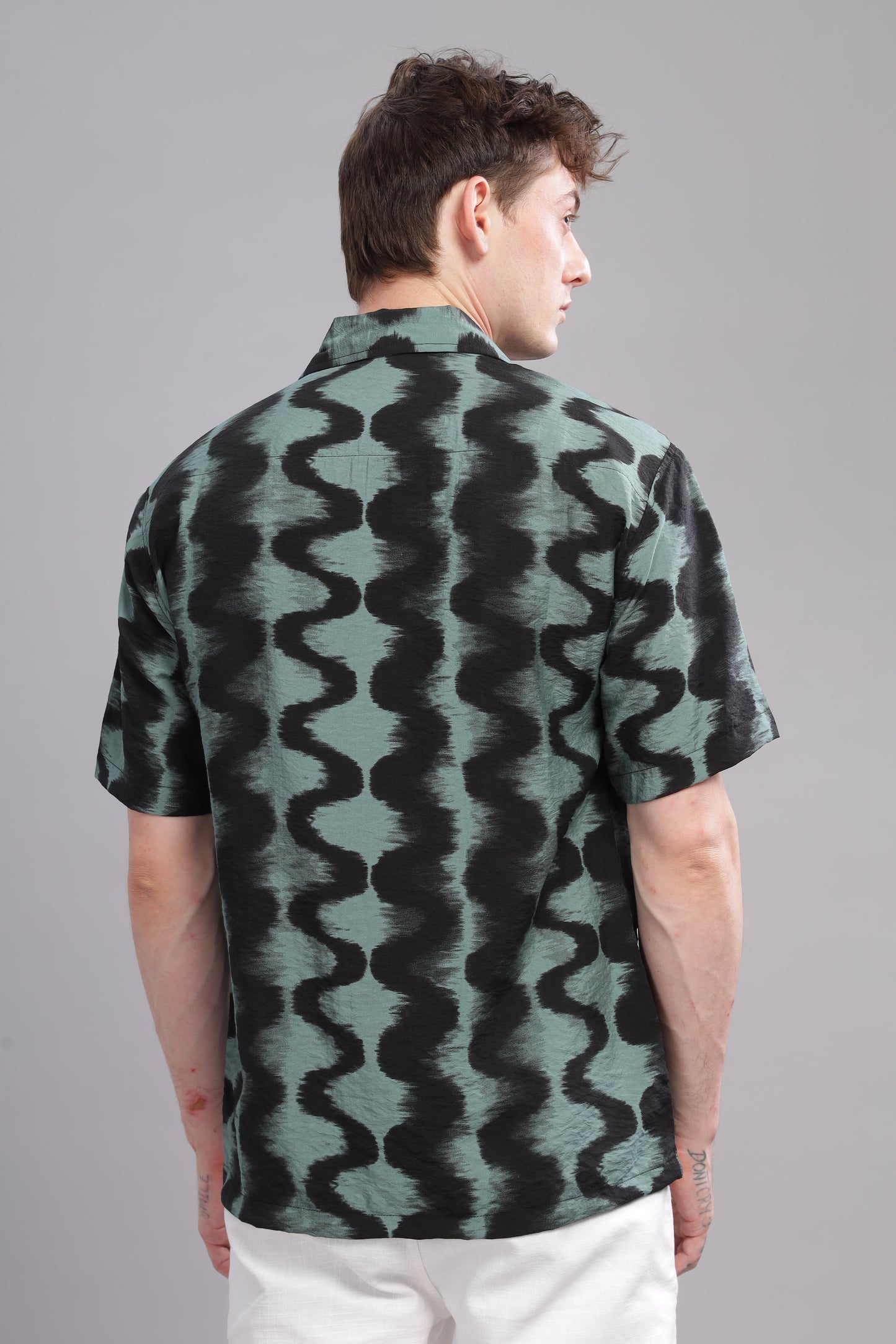 Oversize Printed Cuban shirt
