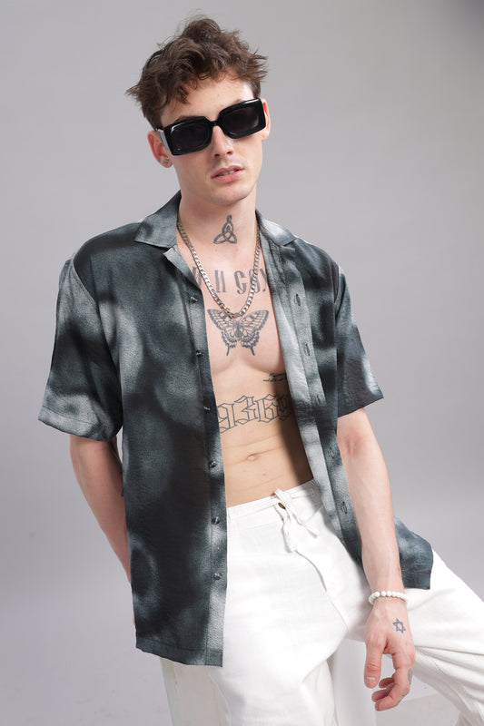 Oversize Printed Cuban shirt