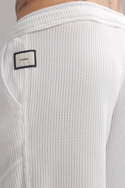 Knitted Cargo-white
