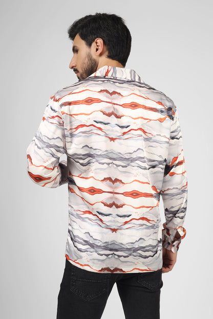 Waves Burnt Orange